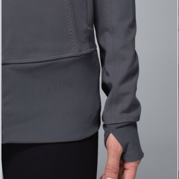 Lululemon Nice Asana Jacket - Brushed Soot Light - Picture 3 of 16